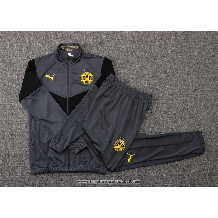 Tuta da Track Giacca Borussia Dortmund 2021 2022 Grigio